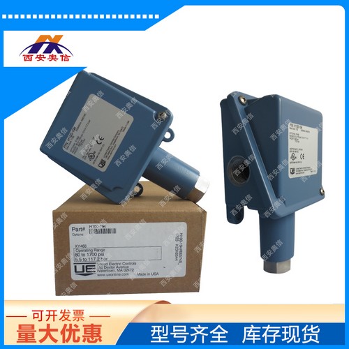 美国UE/H100-190-M408-M201-XY468机械式可调压力开关